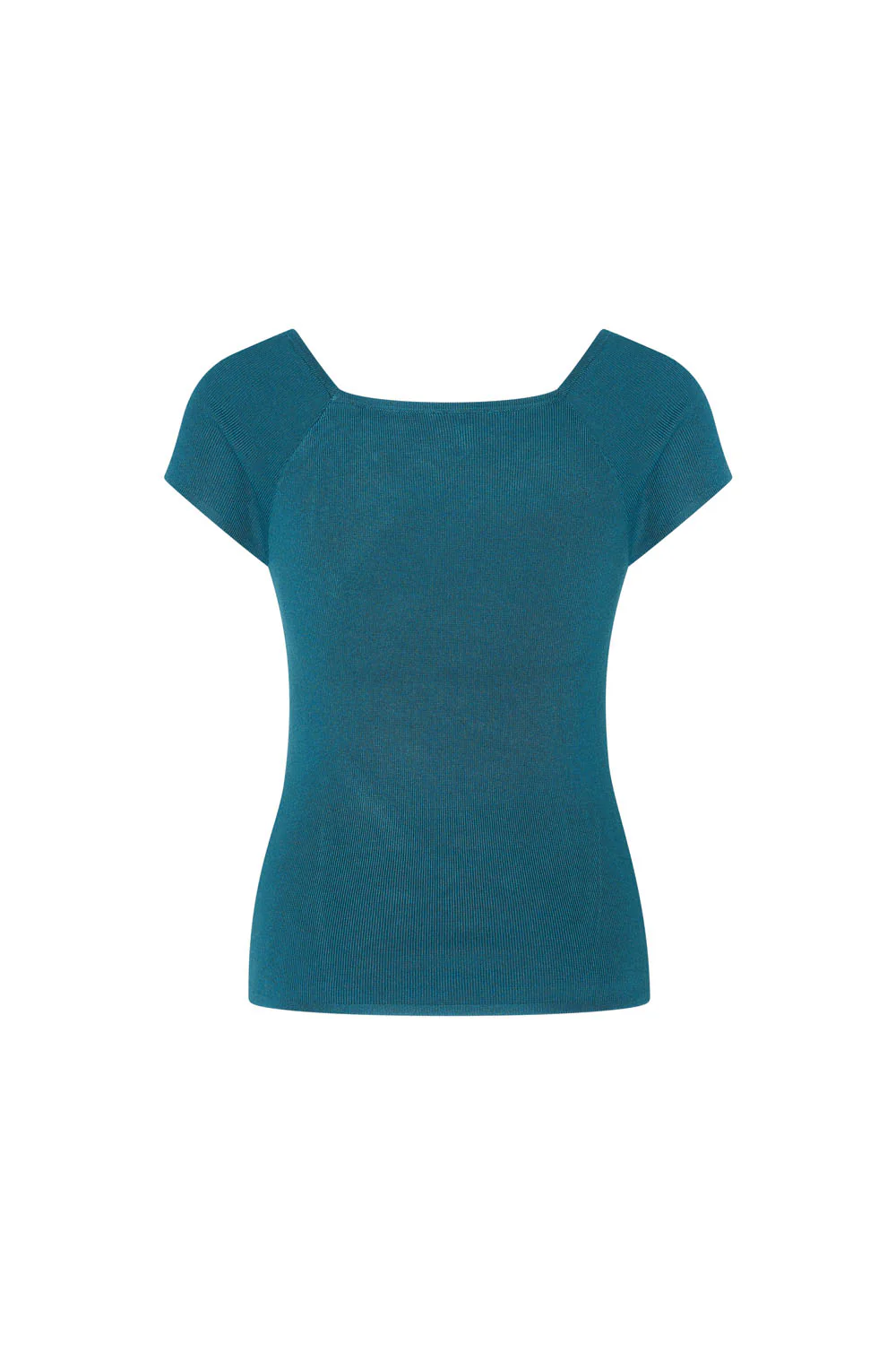 Top met vierkante hals en korte mouwen - Image 6