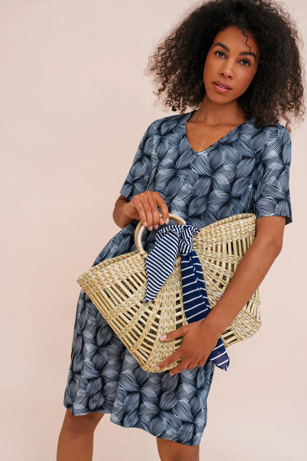 Grote rieten tas - Image 4