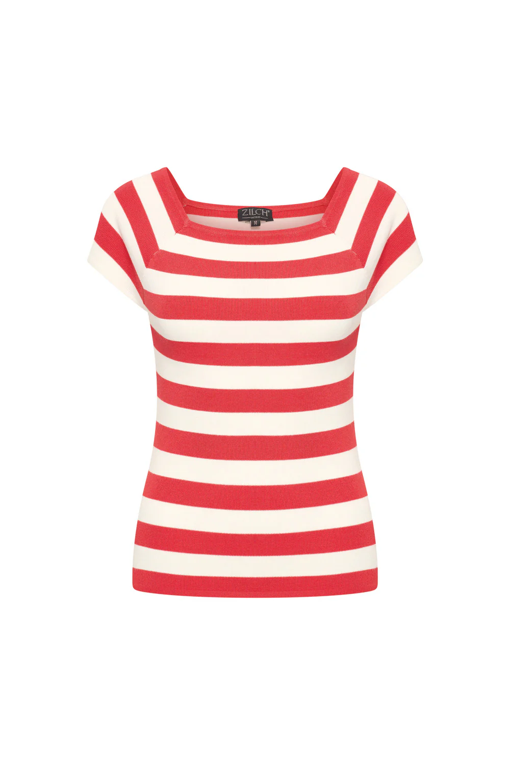 Bamboe viscose top met vierkante hals - Image 3