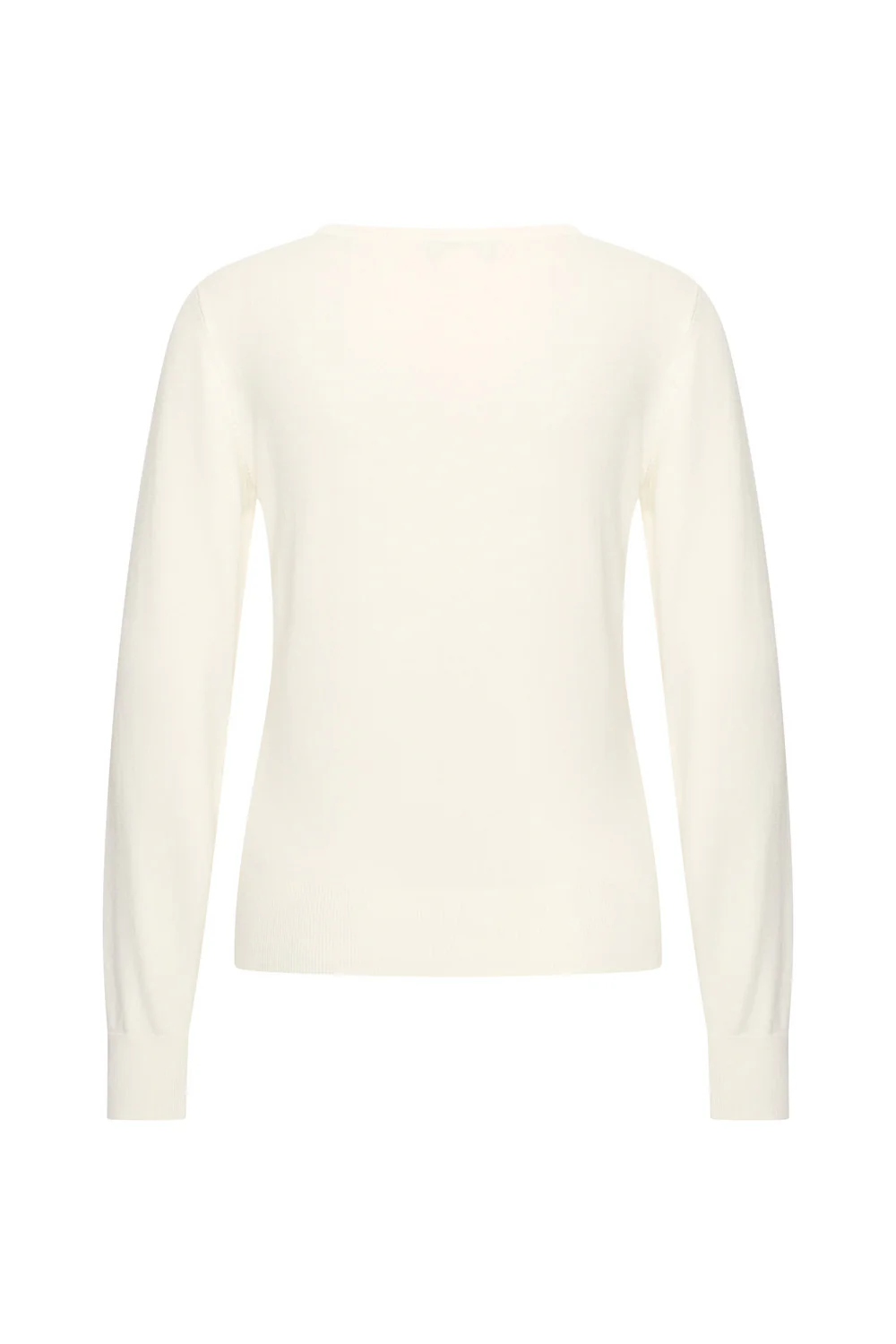 Bamboe viscose vest met ronde hals en knoopsluiting - Image 5