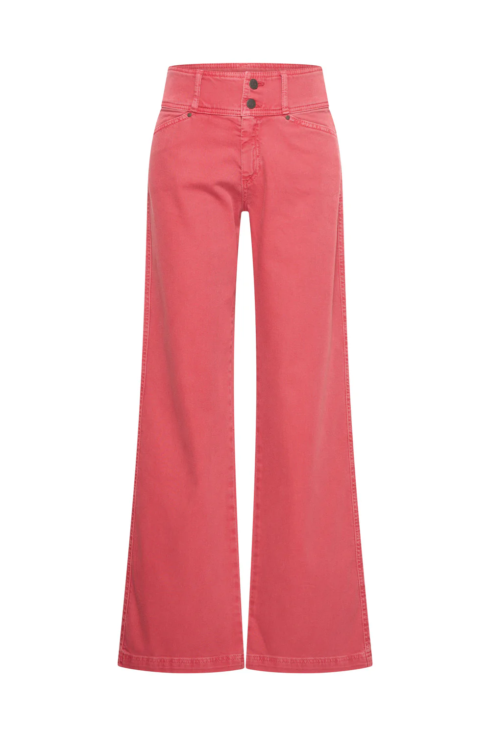 Lotus - Wijde pijp jeans, hogere taille van organisch katoen - Image 3