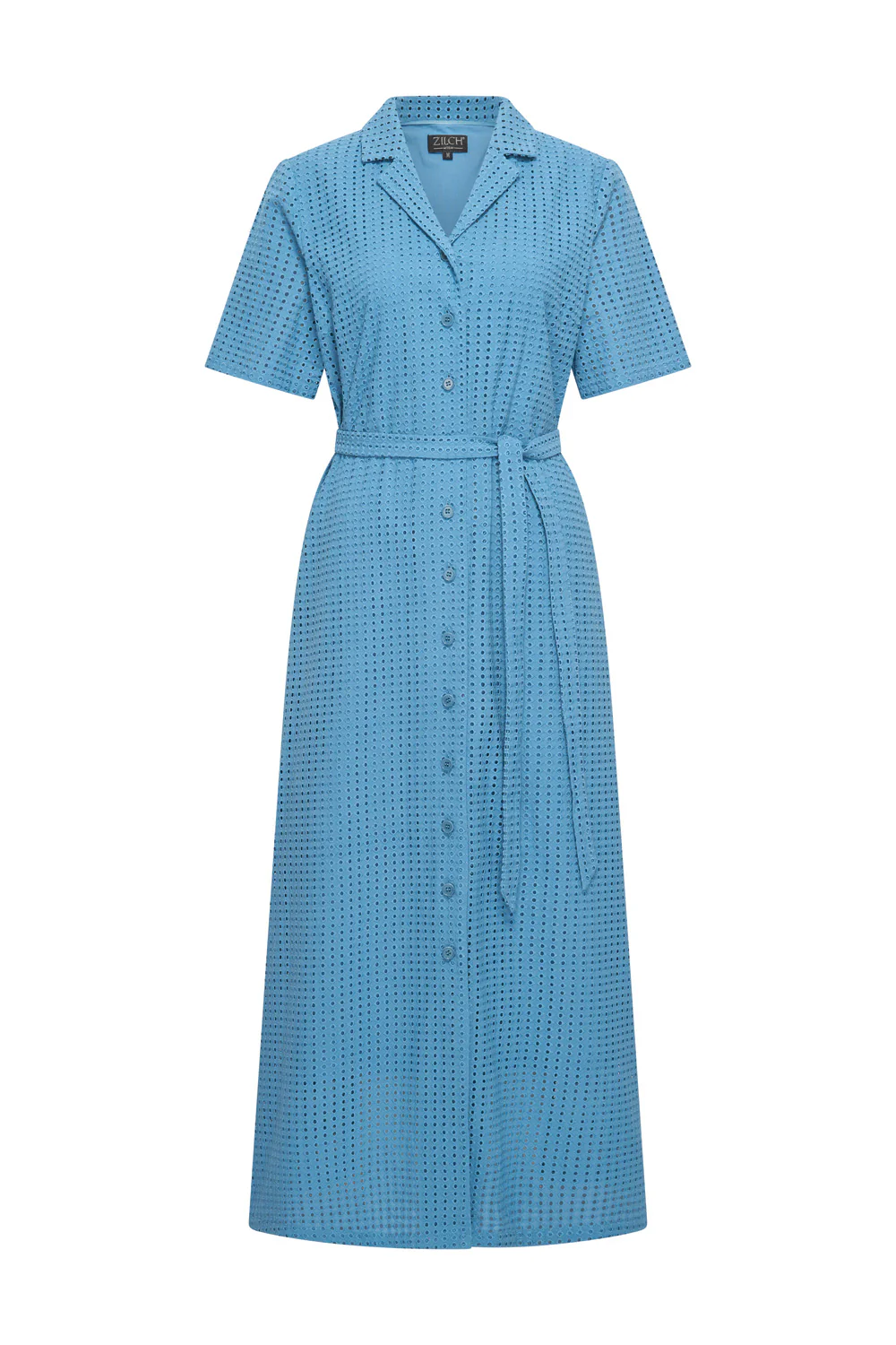 Zomerse jurk van broderie anglaise
