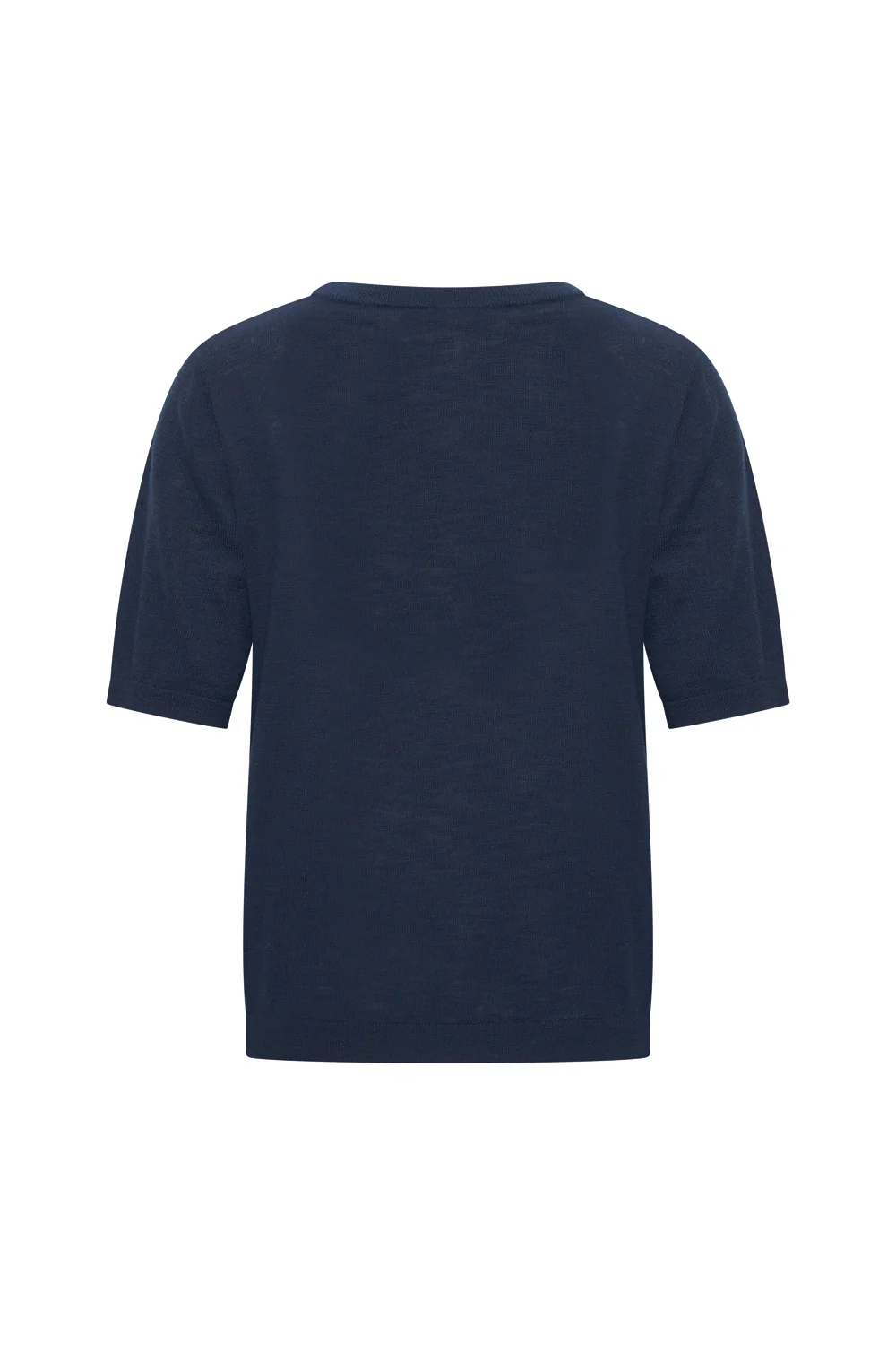 Gebreid katoenen shirt met ronde hals - Image 4