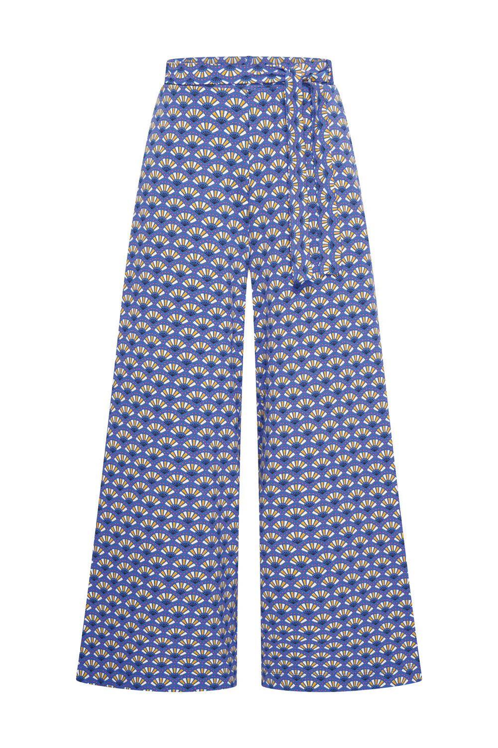 Soepele broek met wijde pijpen van ecovero viscose - Image 6