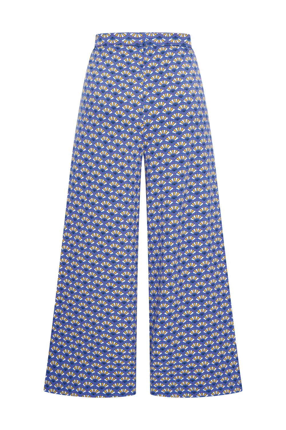 Soepele broek met wijde pijpen van ecovero viscose - Image 7