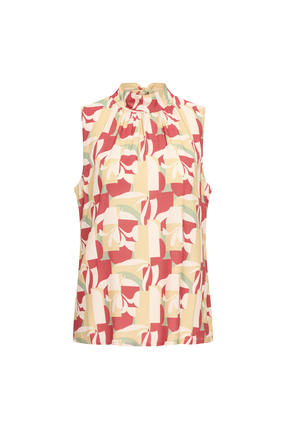 Mouwloze zomertop met strik van eco-vriendelijk viscose - Image 5