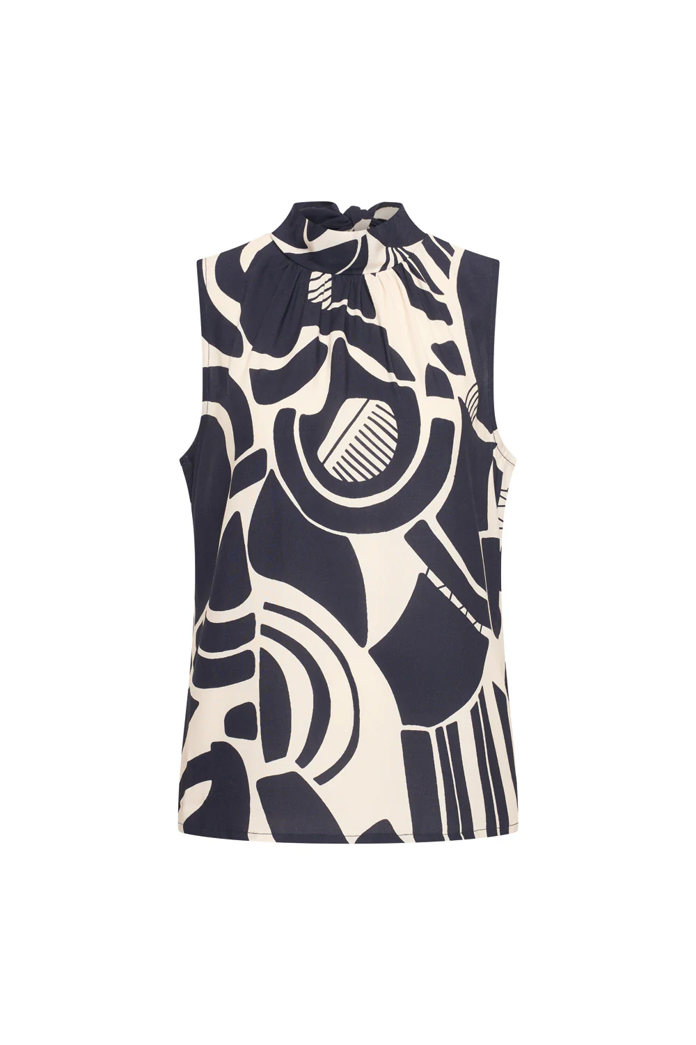 Mouwloze zomertop met strik van eco-vriendelijk viscose - Image 7