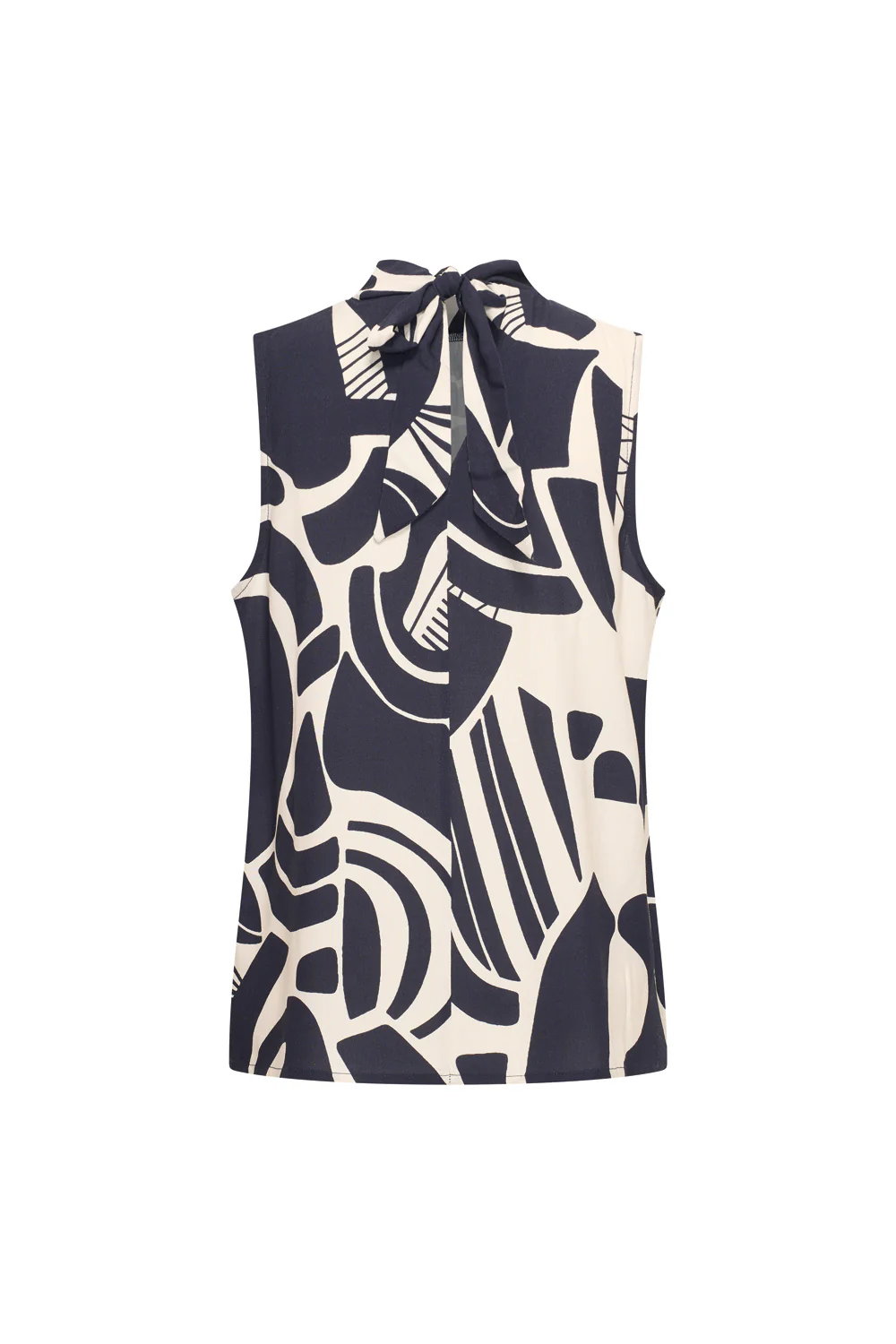 Mouwloze zomertop met strik van eco-vriendelijk viscose - Image 8