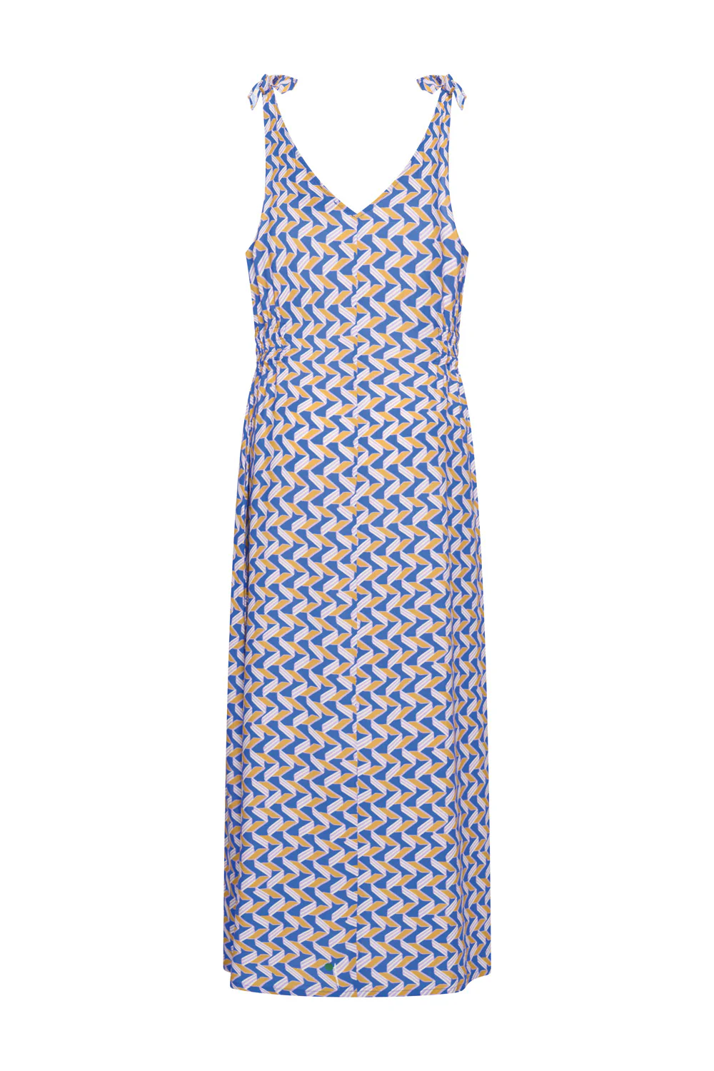 Lange, soepele, EcoVero viscose jurk met print - Image 7