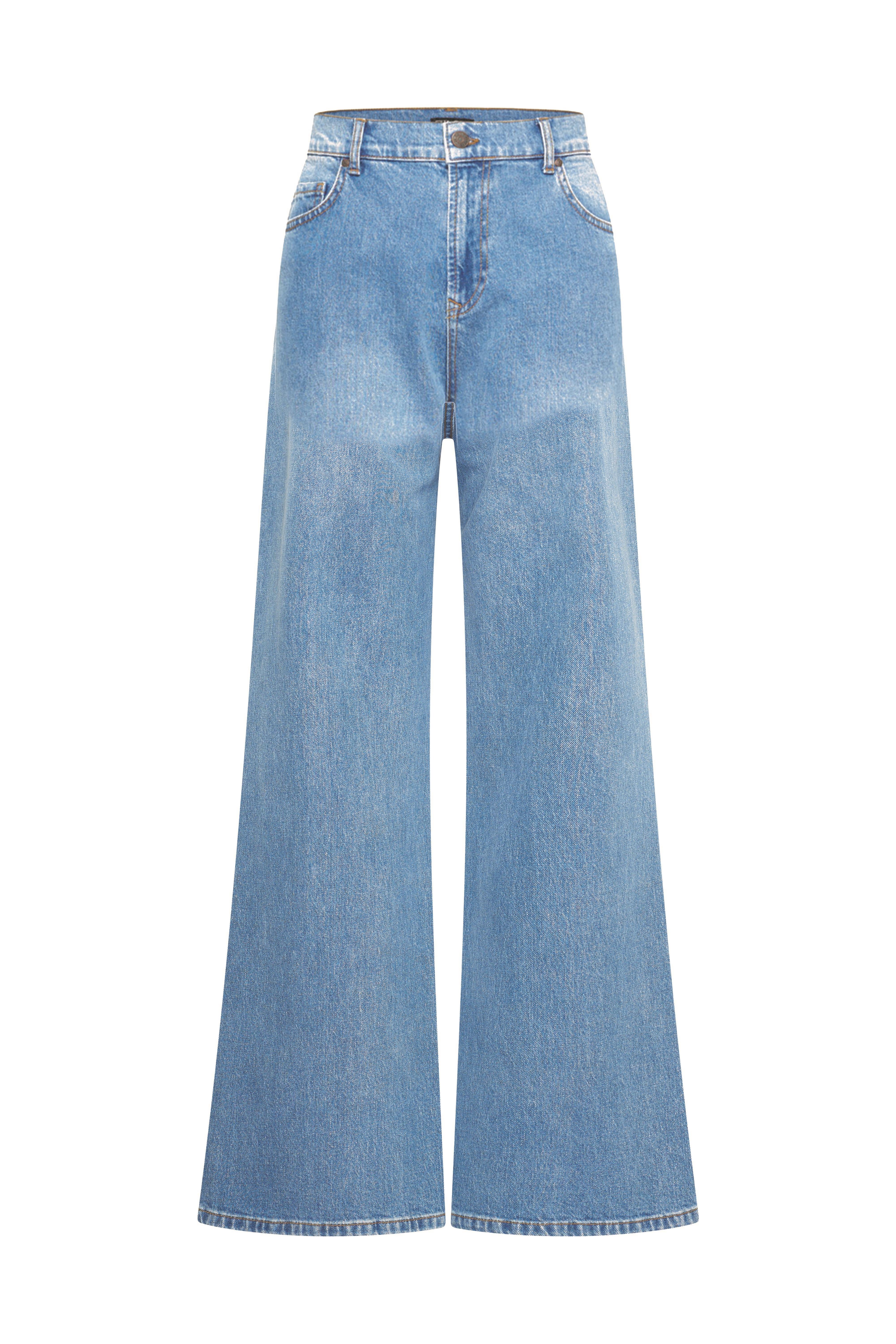 Guus - Jeans met hoge taille
