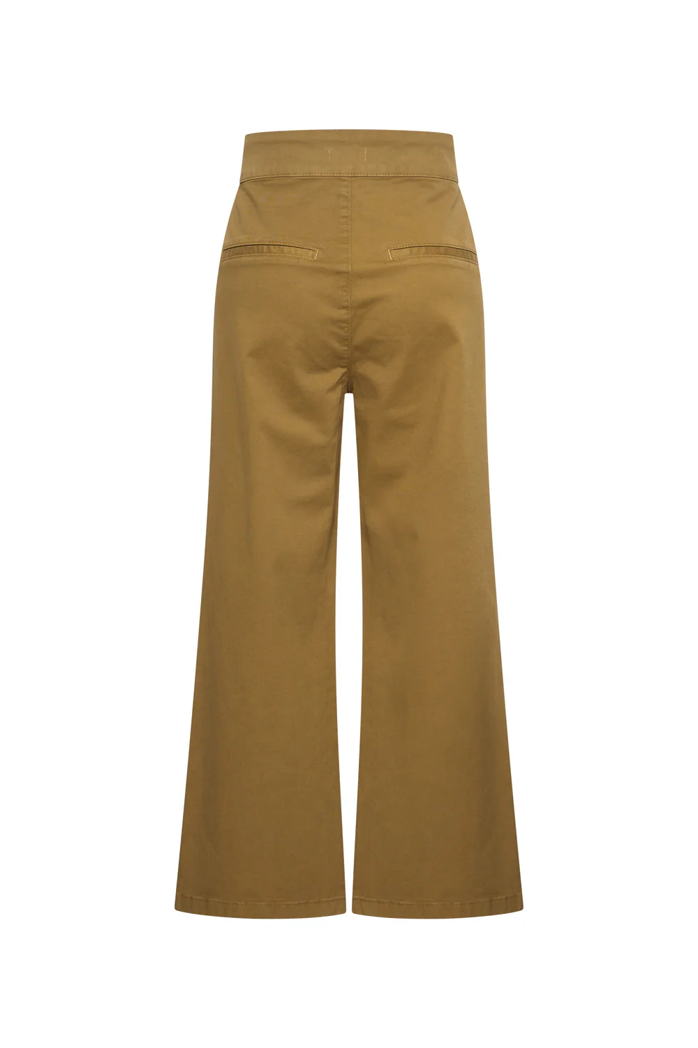 Katoenen broek met hoge taille - Image 3