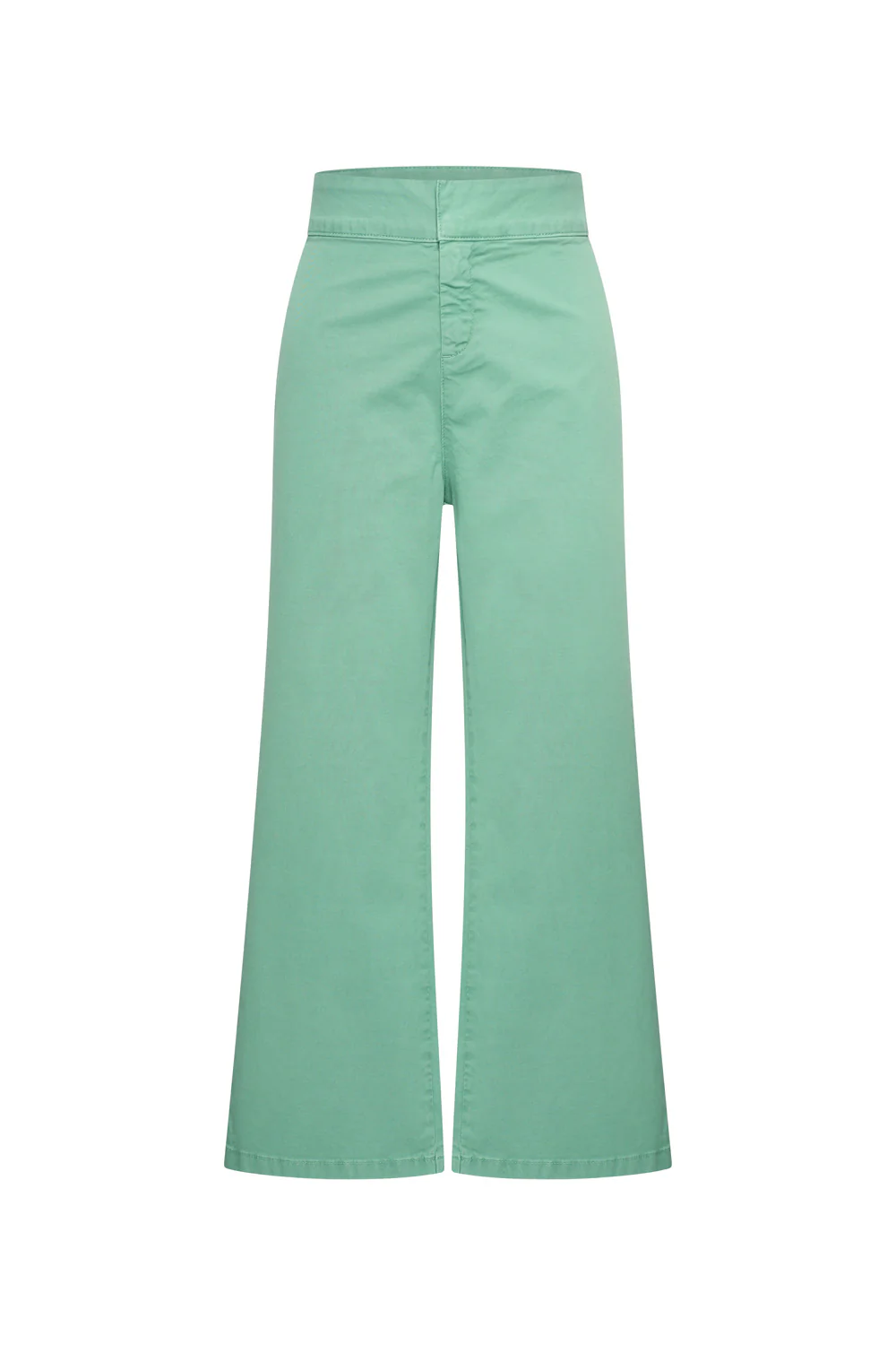 Katoenen broek met hoge taille - Image 6