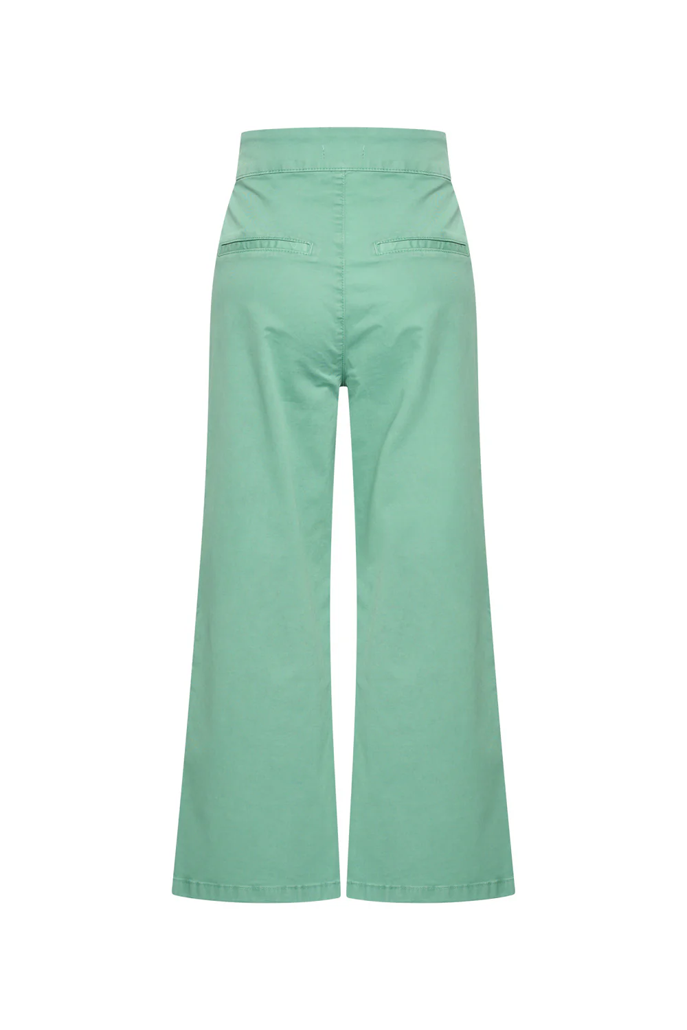 Katoenen broek met hoge taille - Image 7