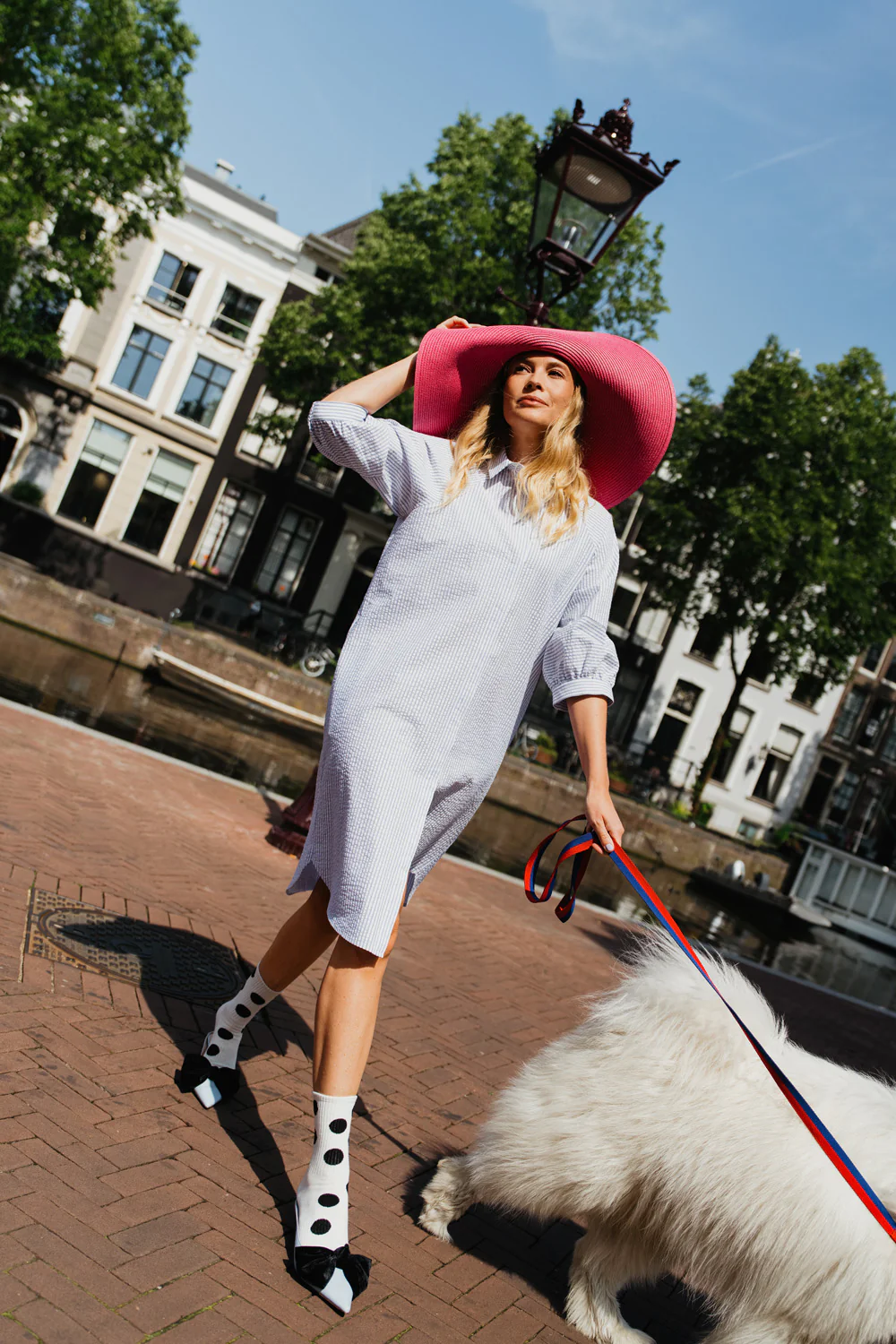 Seersucker zomerjurk