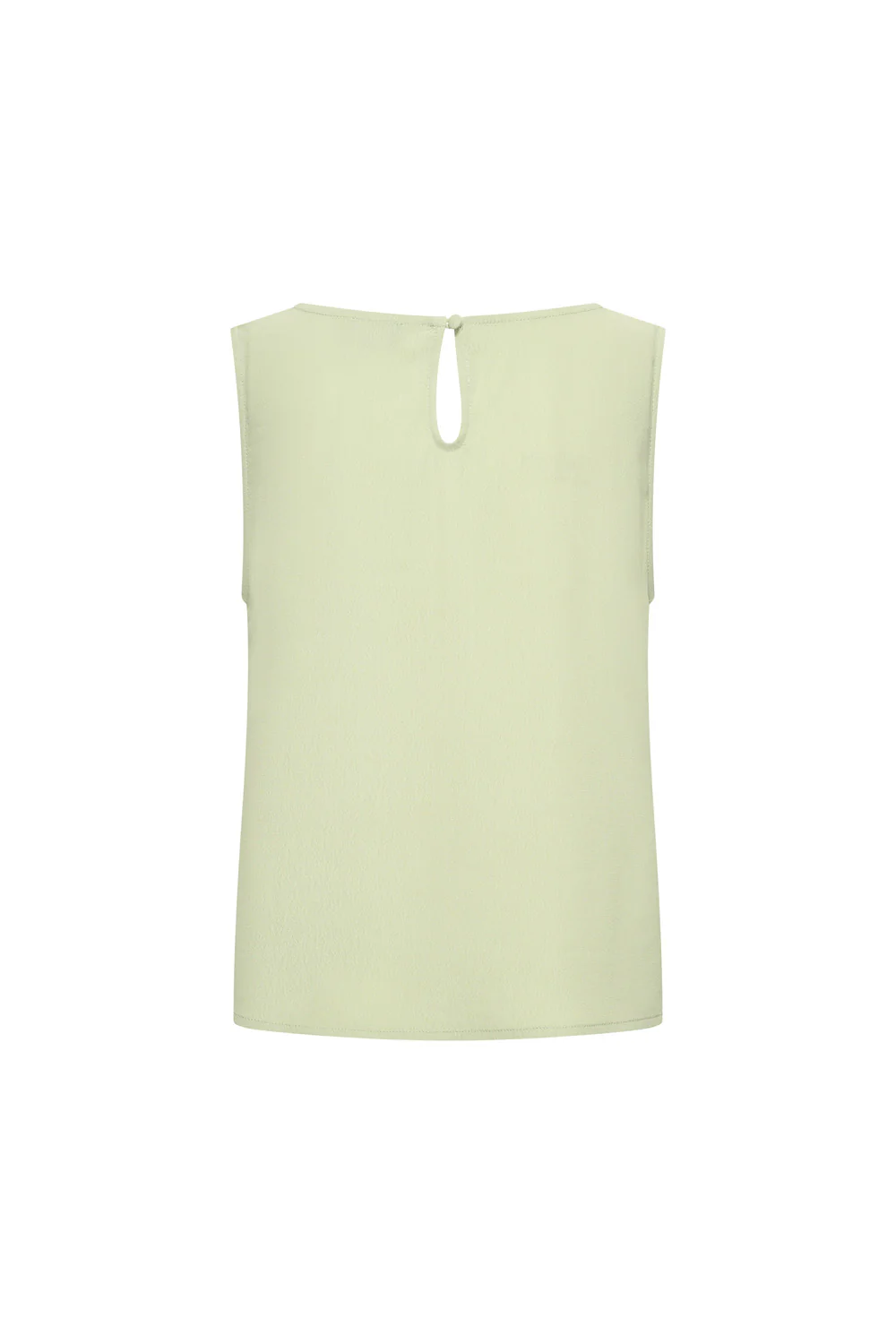 Mouwloze top van viscose crêpe - Image 2