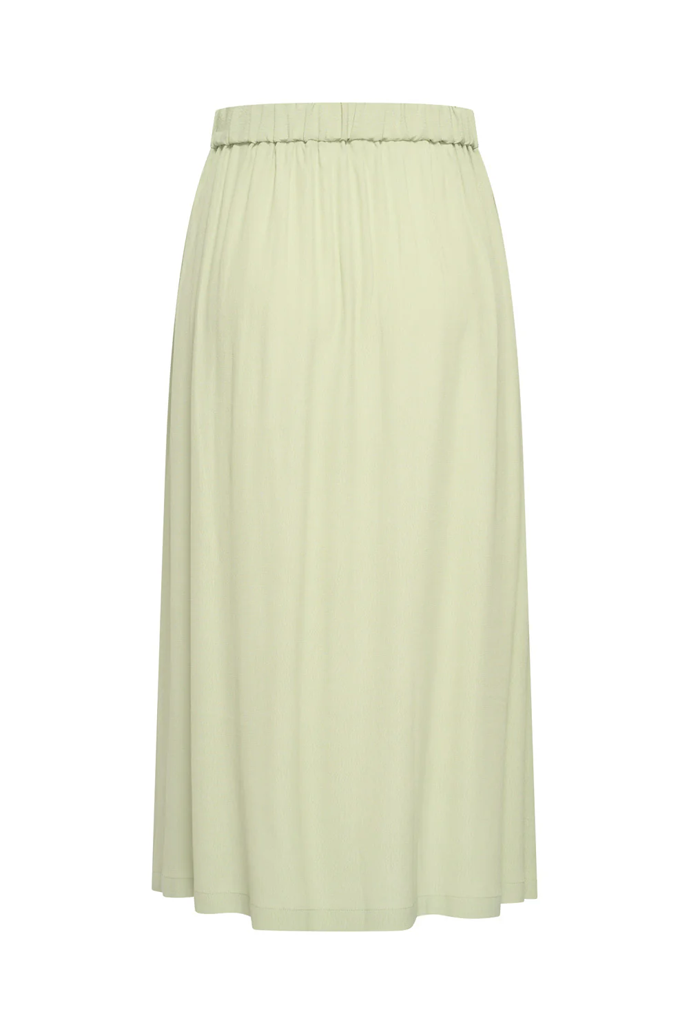 Geplooide, stijlvolle midi rok van viscose crêpe - Image 2